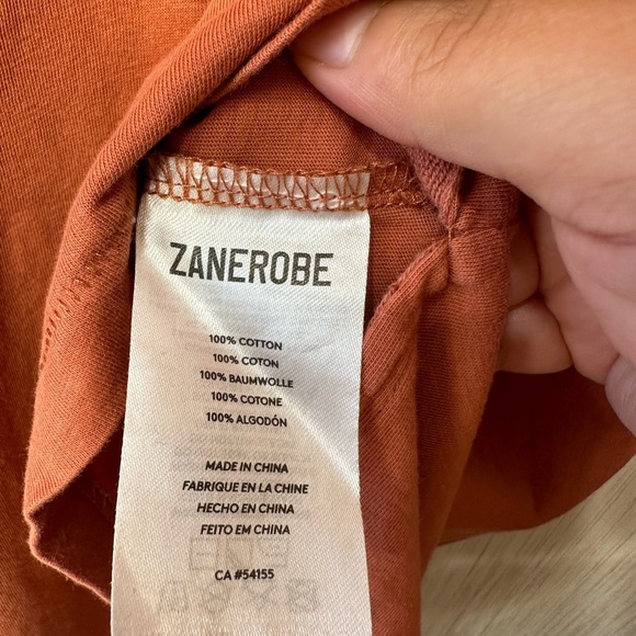 Zanerobe Burn Orange  Short Sleeve Tee size M - Picture 2 of 6
